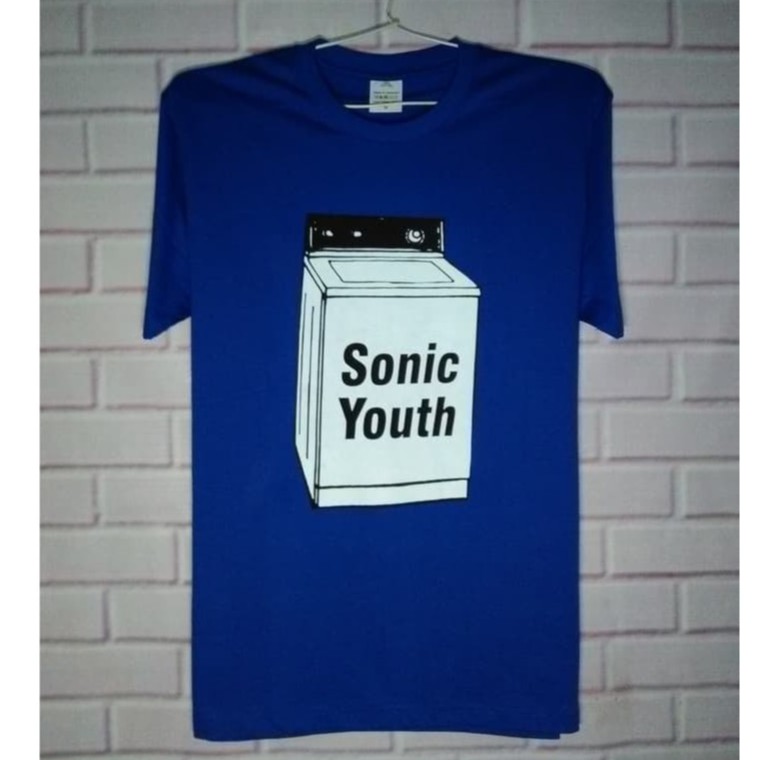 T-shirt Music tshirt metal Men Women band Sonic youth washing