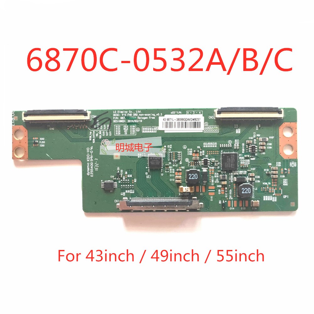 Original TCON Board 6870C-0532A 6870C-0532B 6870C-0532C T-CON Logic Board  for 43 inch 49 inch 55 inch Screen LCD Panel | Shopee Philippines