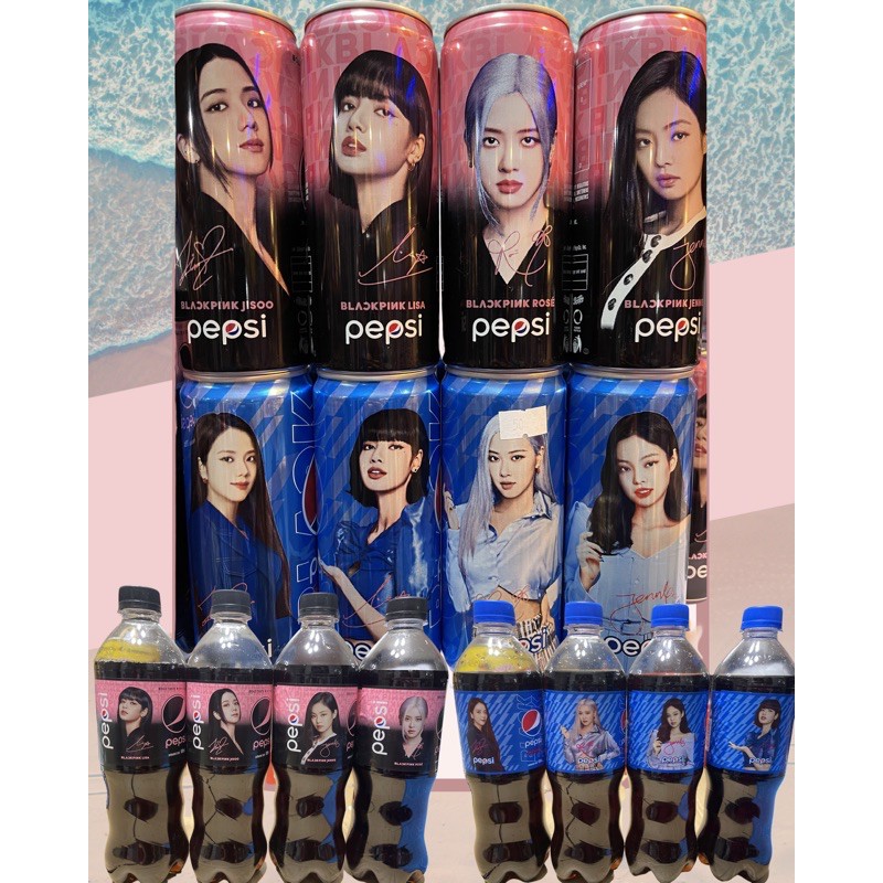  Blackpink  Pepsi Can Bottle Limited Edition Complete 
