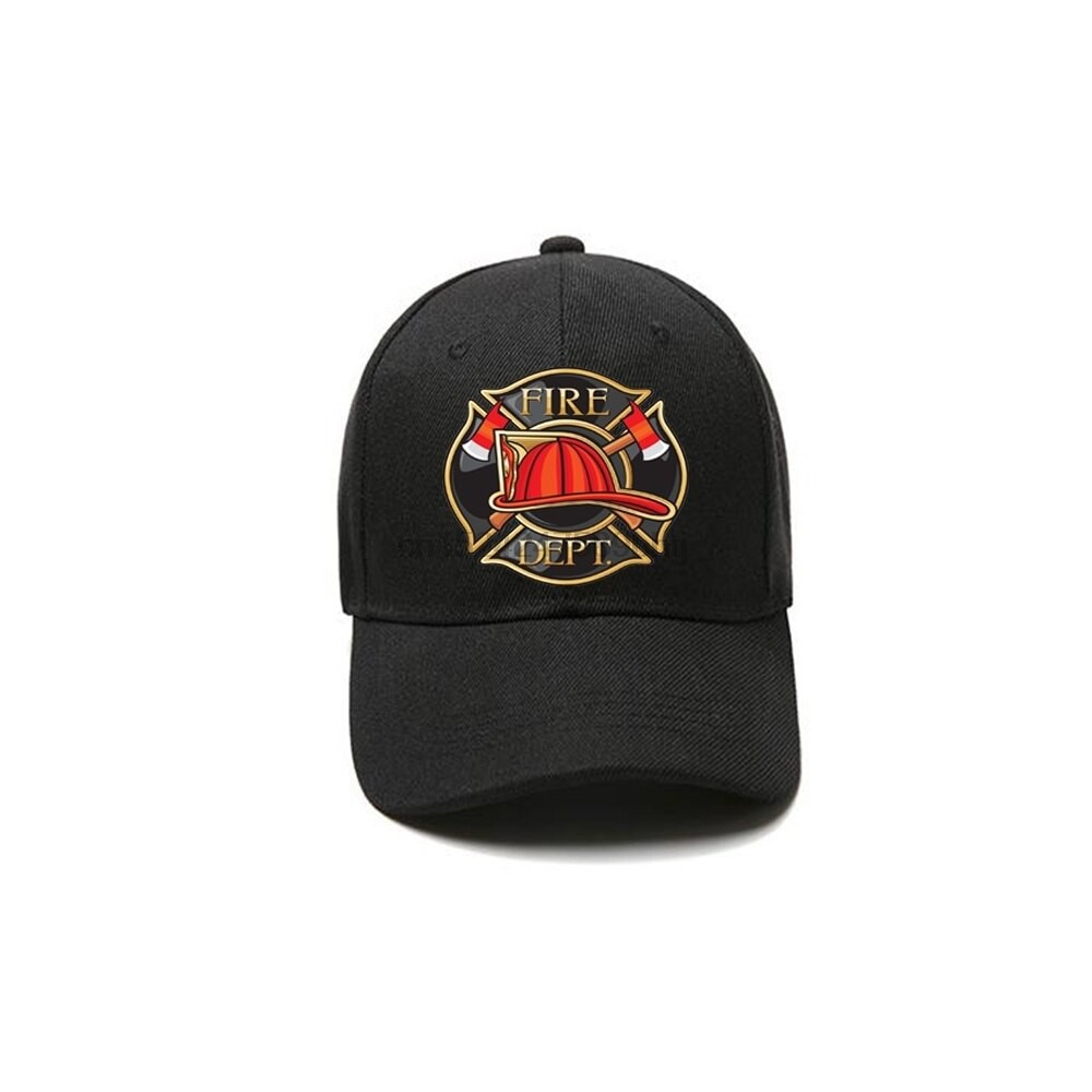 Fire Fighters Cap Hat Unisex Adjustable 
