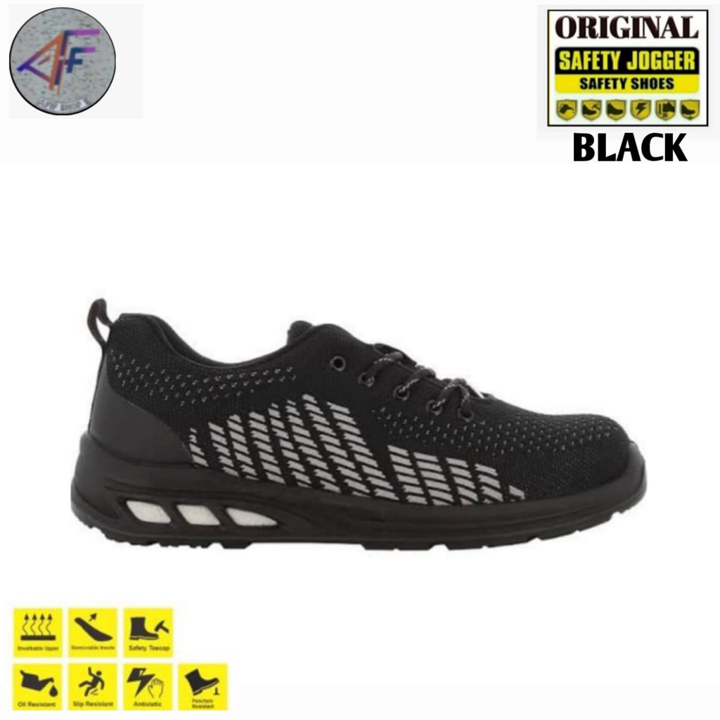 Fitz S1P BKACK jogger safety shoes / original safety jogger shoes