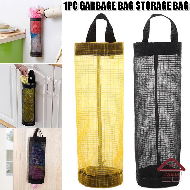 Details about   Kitchen Storage Bag Organizer Plastic Holder Grocery Dispenser Wall Home Mount 