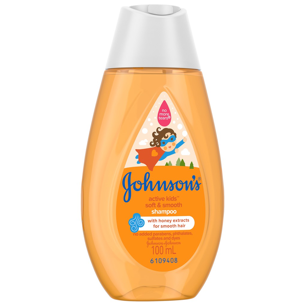 Johnson's Active Kids Soft & Smooth Shampoo 100ml