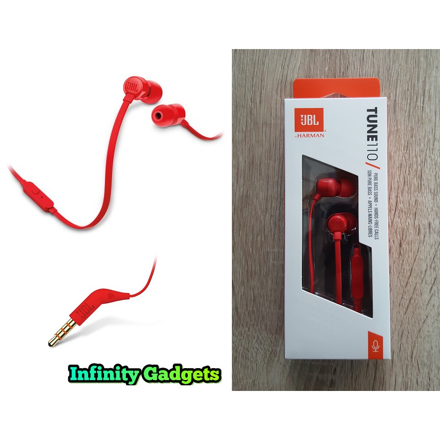 jbl tune 110 red