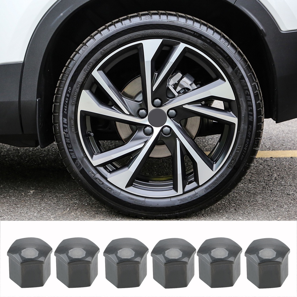 Car Wheel Nut Caps 20 Pieces 19mm Auto Hub Screw Cover Car Tyre Nut