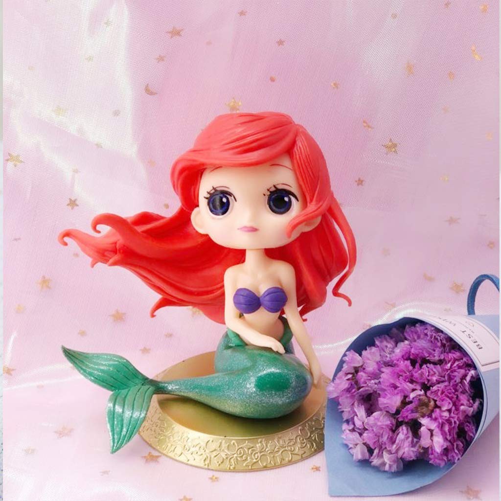 Ocean Seaweed Starfish Shell Crown Mermaid Doll Cake Toppers For ...