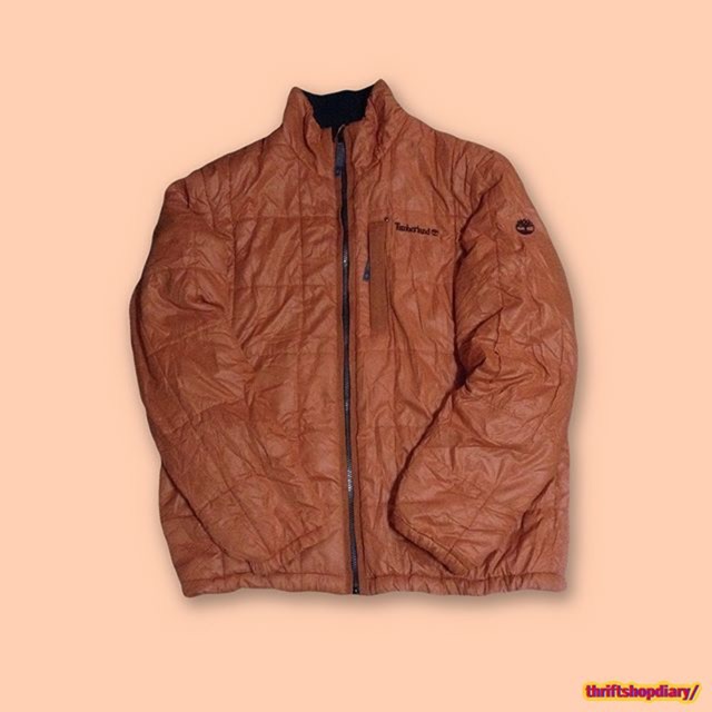 timberland orange jacket