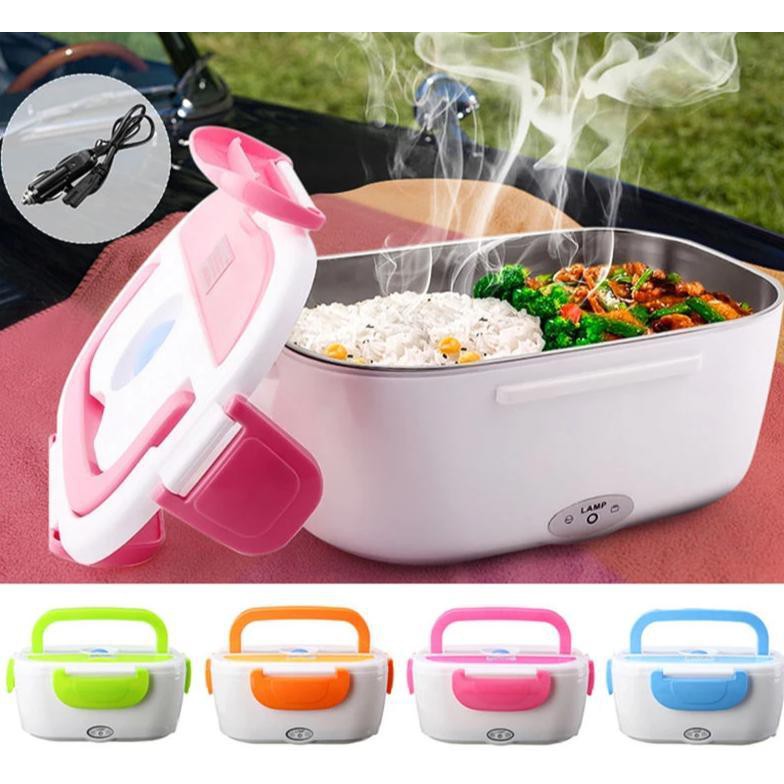 Heat Preservation FM-218 Electric Lunch Box (Blue) | Shopee Philippines