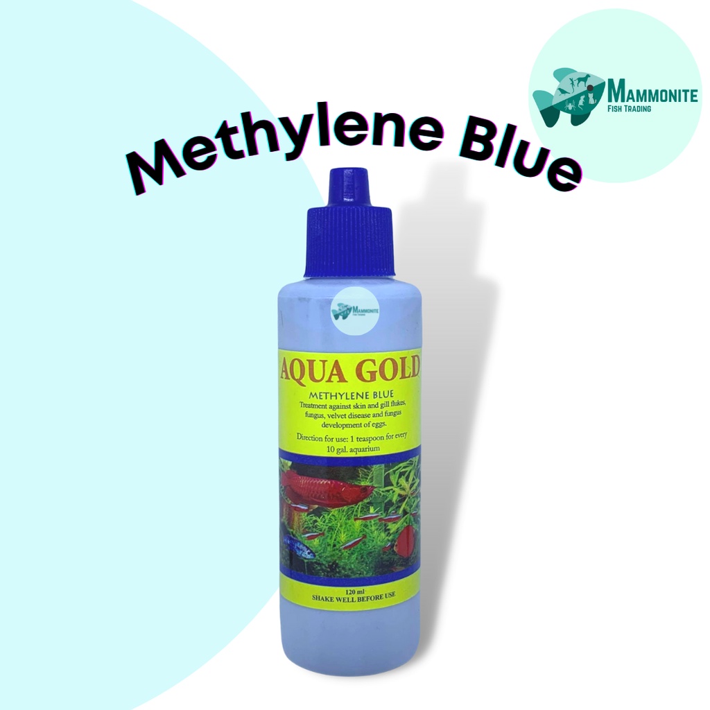 Aqua Gold Methylene Blue Meth Blue Aquarium Tank Fish Medicine Gill Fluke Velvet Fungus Blue