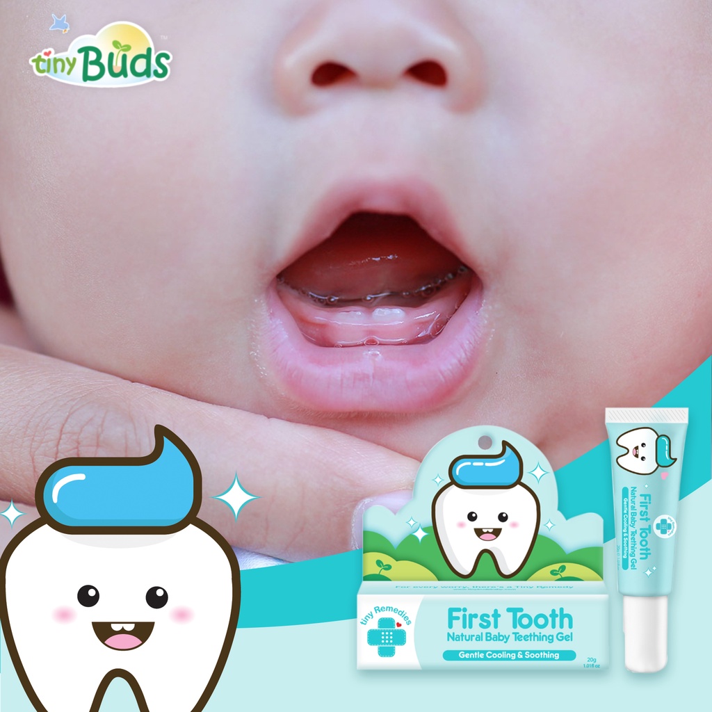 TINY BUDS, Remedies First Tooth Natural Baby Teething Gel 20g Watsons