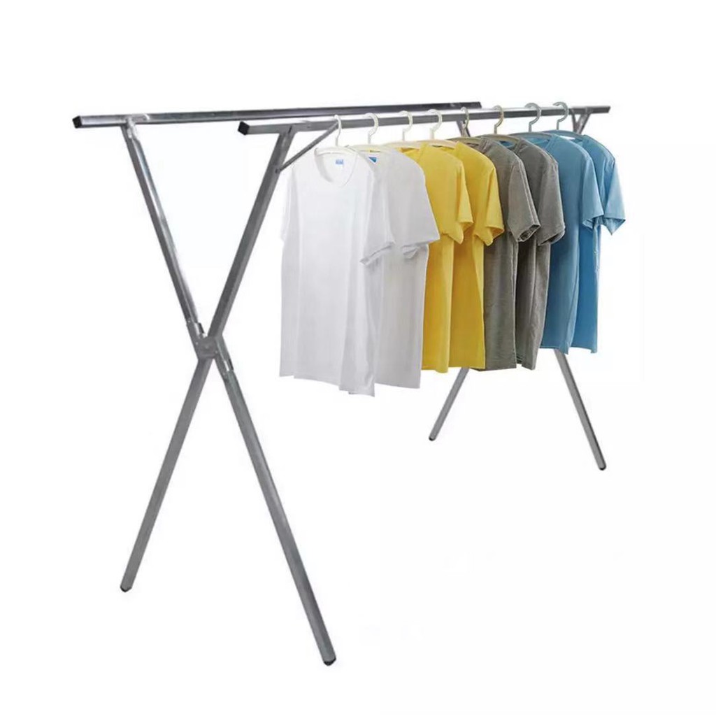 【x Shape】clothes Drying Rack Laundry Rackstainless Steel Clothes