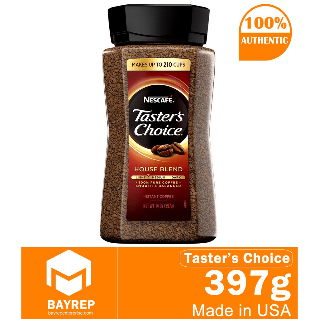 Nescafe Taster's Choice House Blend Instant Coffee | Classic Taste 397g  (14oz) | Shopee Philippines