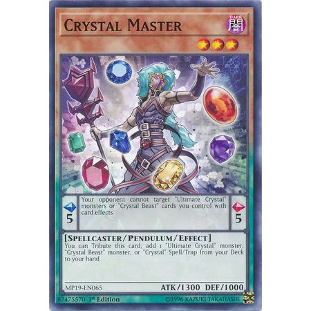 Yu Gi Oh Crystal Master Mp19 En065 Common 1st Edition Read Description Shopee Philippines