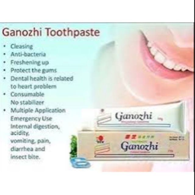 Dxn Ganozhi Toothpaste 75g Shopee Philippines