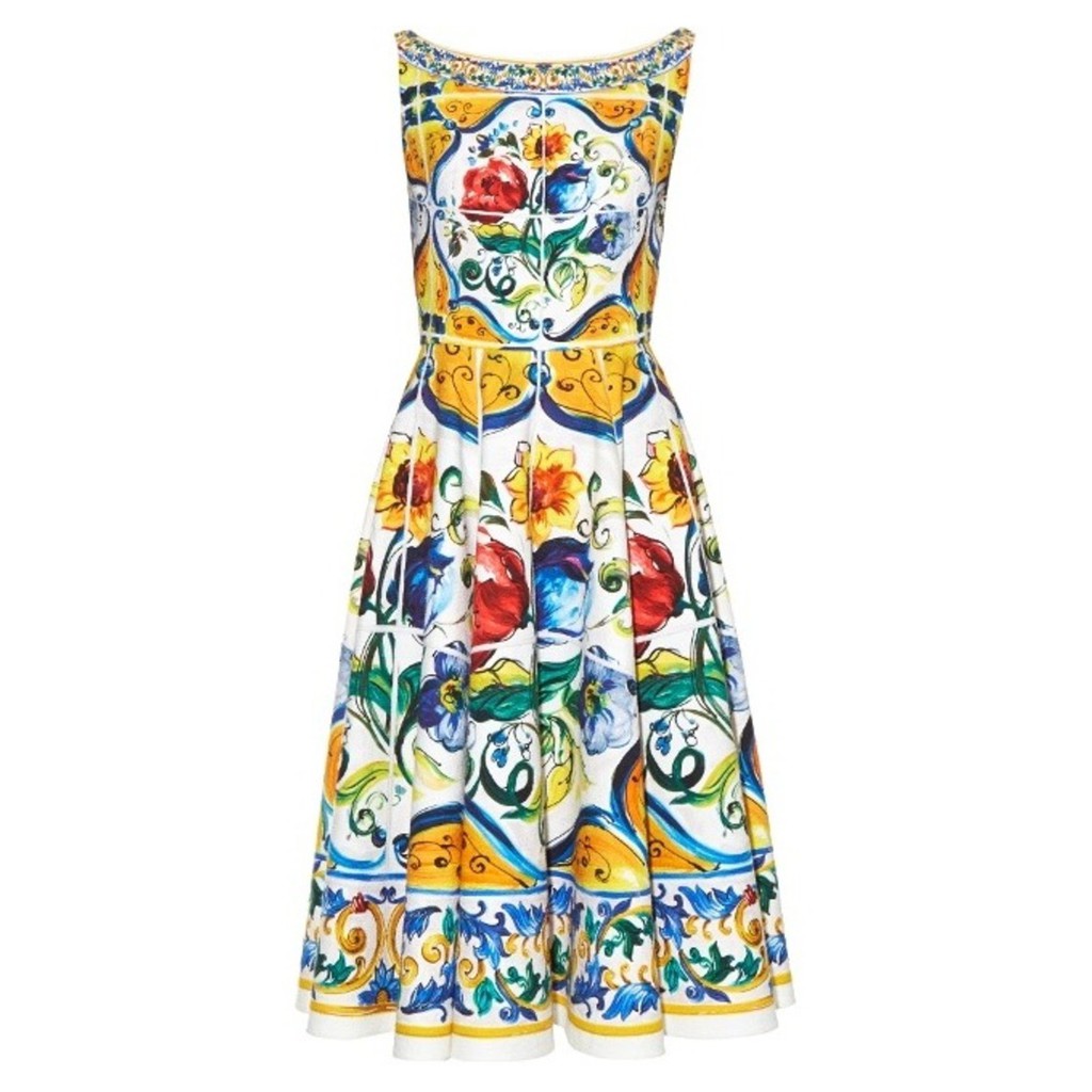 d&g majolica dress