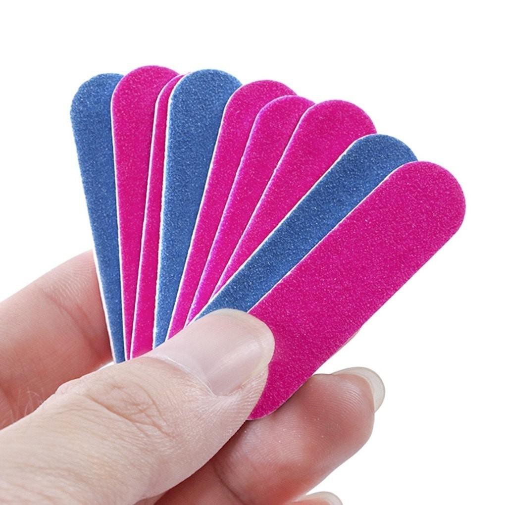 Nail Files Nail Buffer Buffing Slim Crescent Grit Nail Tools Disposable Nail  File HIGH QUALITY | Shopee Philippines