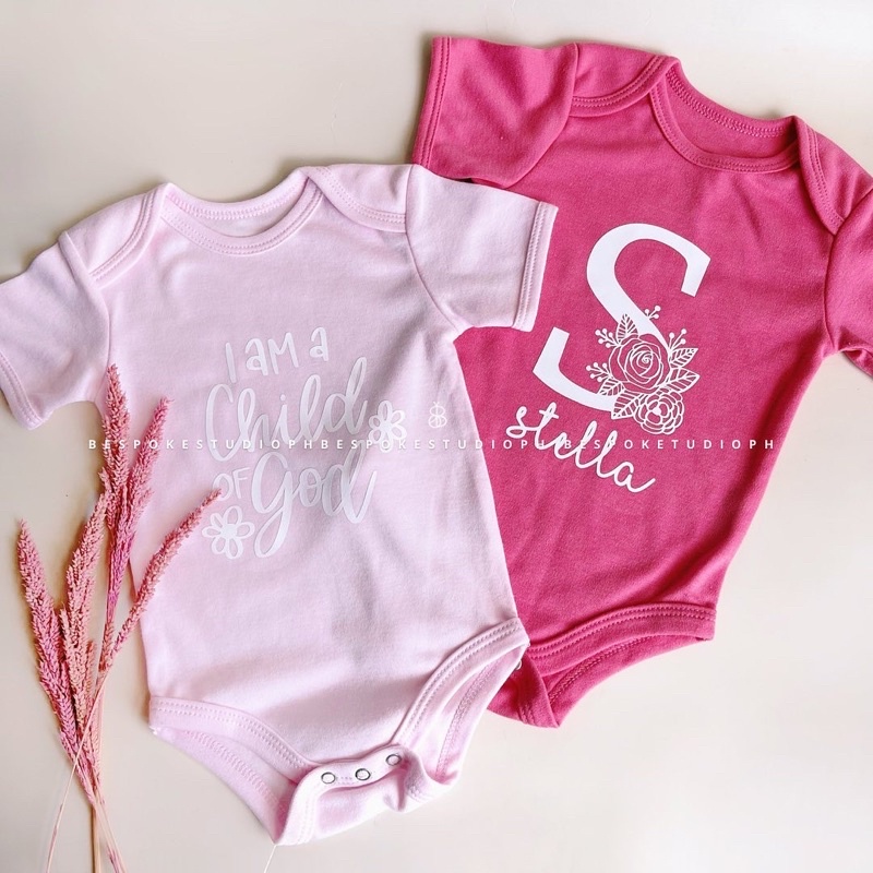 Personalized Baby Onesie (SET) Shopee Philippines