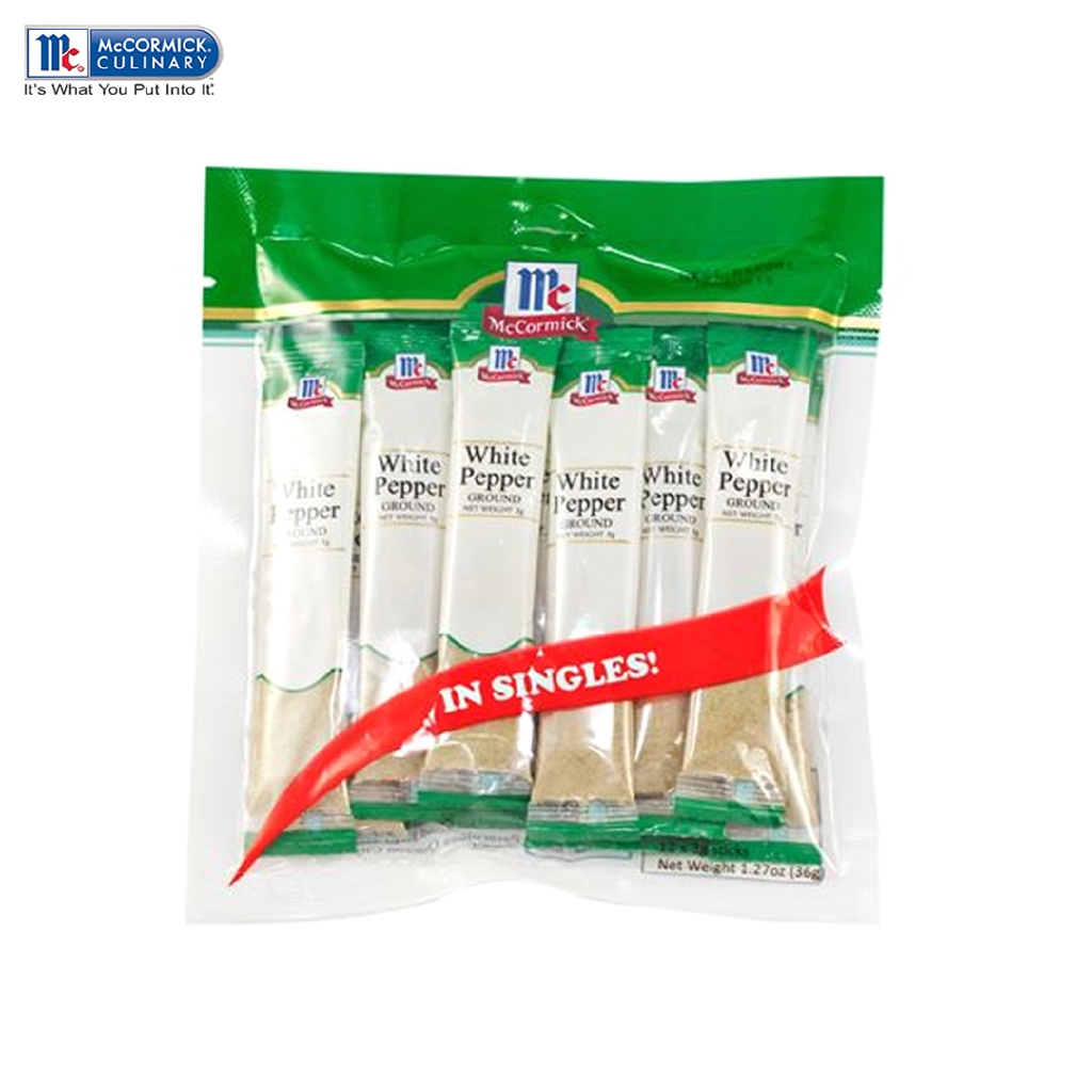 McCormick White Pepper Ground 12X3g Shopee Philippines