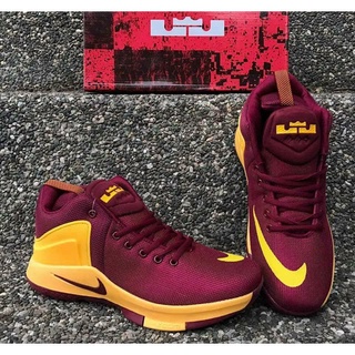 lebron shoes maroon