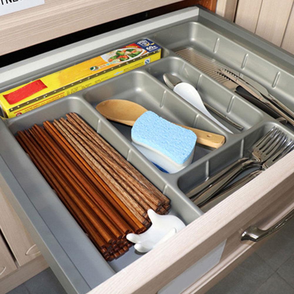 Abs Drawer Cutlery Tray Kitchen Cabinet Chopsticks Cutlery Storage 