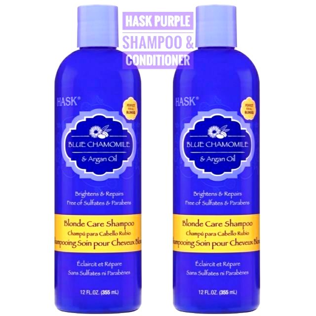 Hask Blue Chamomile Argan Oil Shampoo Conditioner Shopee Philippines