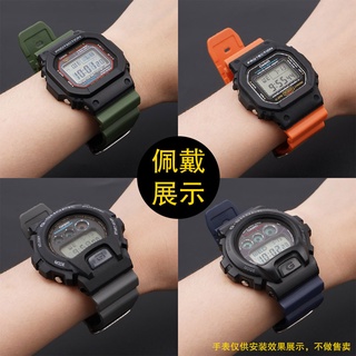 16mmX26mm Rubber Watchbands Men Sports Silicone Watch Strap forCasio DW-5600 GW-M5610 G-5600 GW-B5600 DW-6900 GA-2100 9052series #6