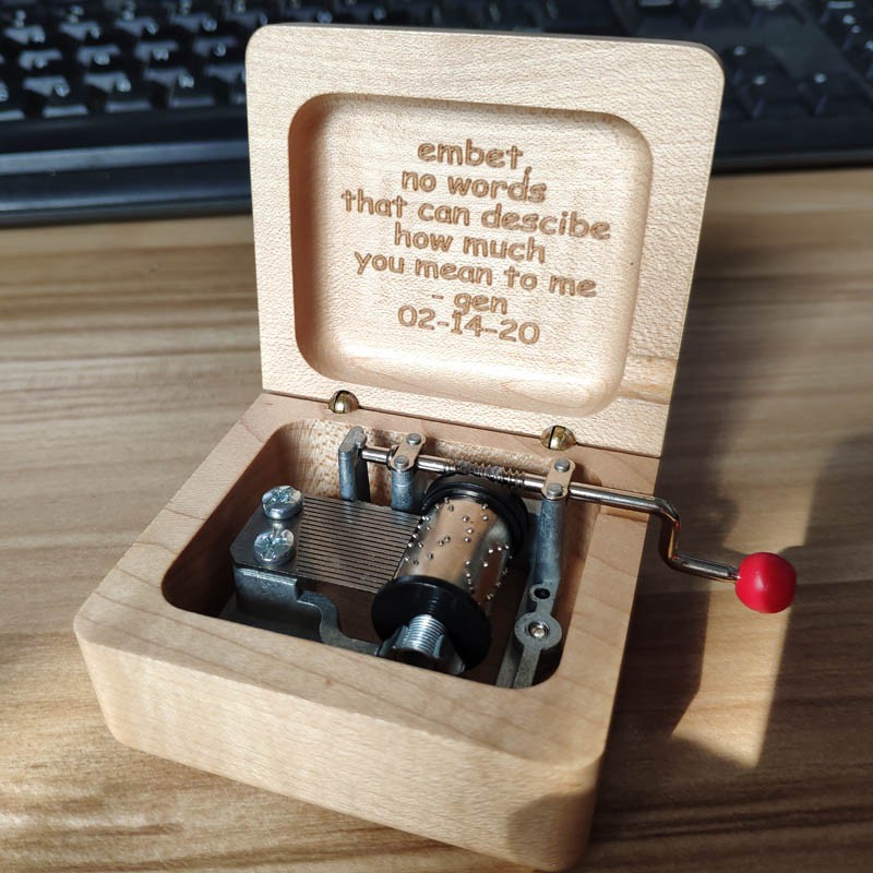 first birthday music box