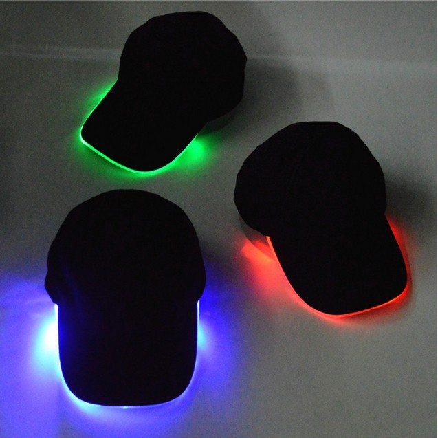 led ball cap