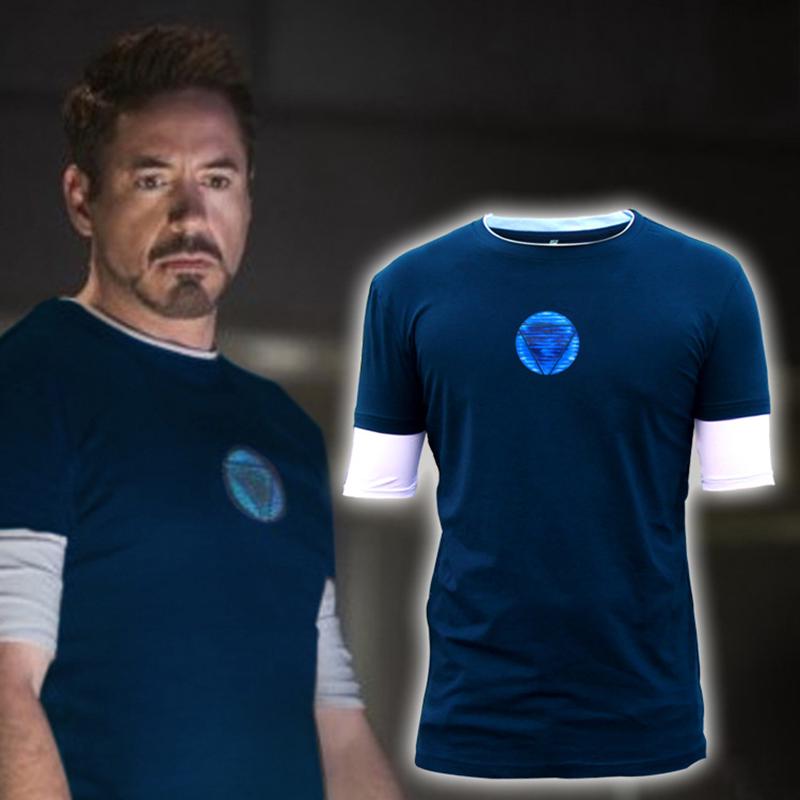 tony stark black shirt