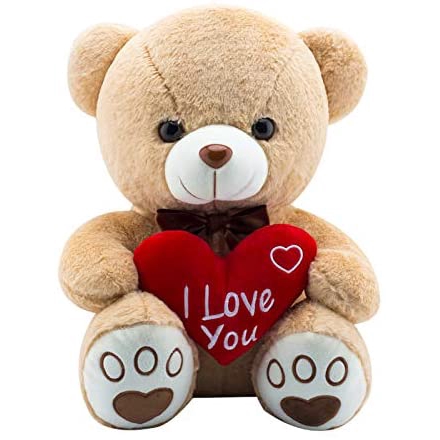 red love teddy bear