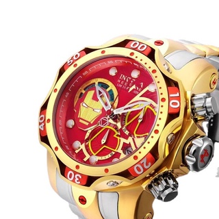Hot sale Marvel limited edition Iron Man red INVICTA same paragraph European and American large quar #2