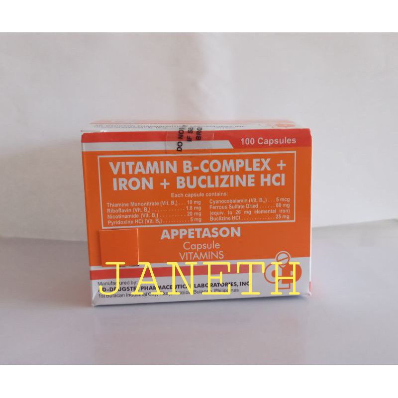 APPETASON Capsules by 10pcs GIA7 Shopee Philippines