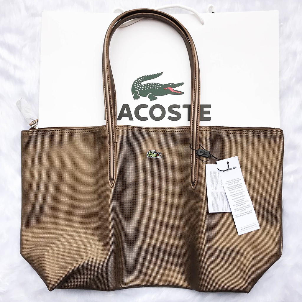 authentic lacoste tote bag