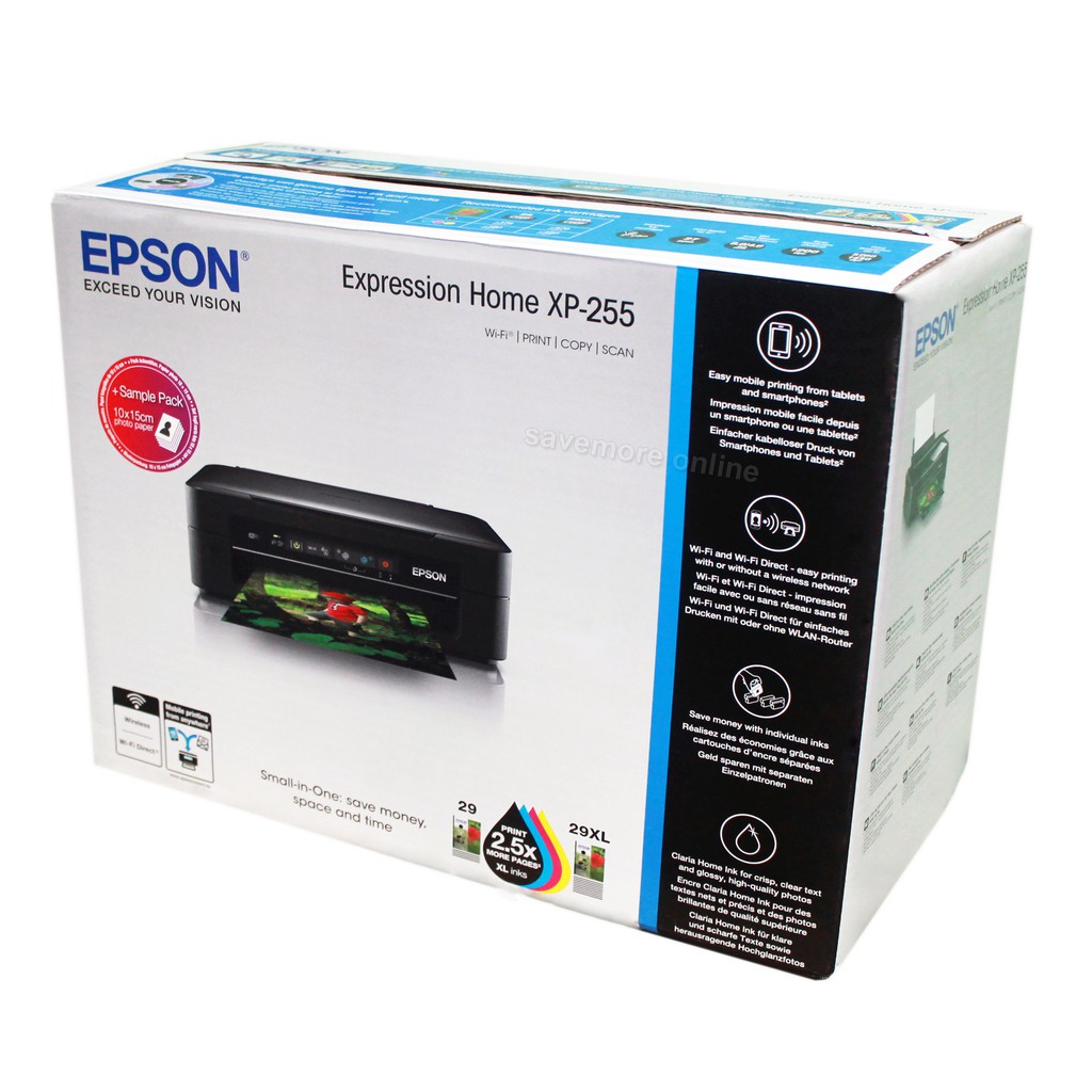 epson printer xp 255 setup