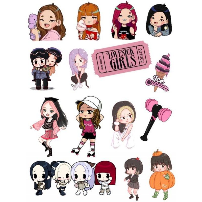 blackpink ice cream kpop sticker for diy bujo journal shopee philippines