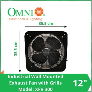 Omni Wall Mounted Exhaust Fan 8 10 12 Inches Xfw 0 250 300 Shopee Philippines