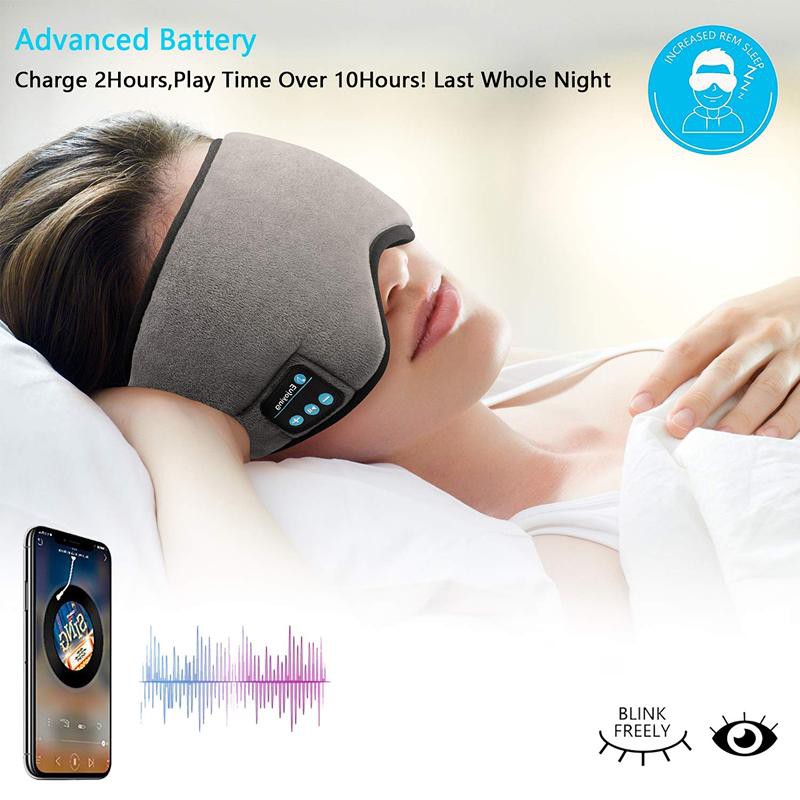 Bluetooth Sleeping Eye Mask Headphone Travel Headphone Shopee Philippines