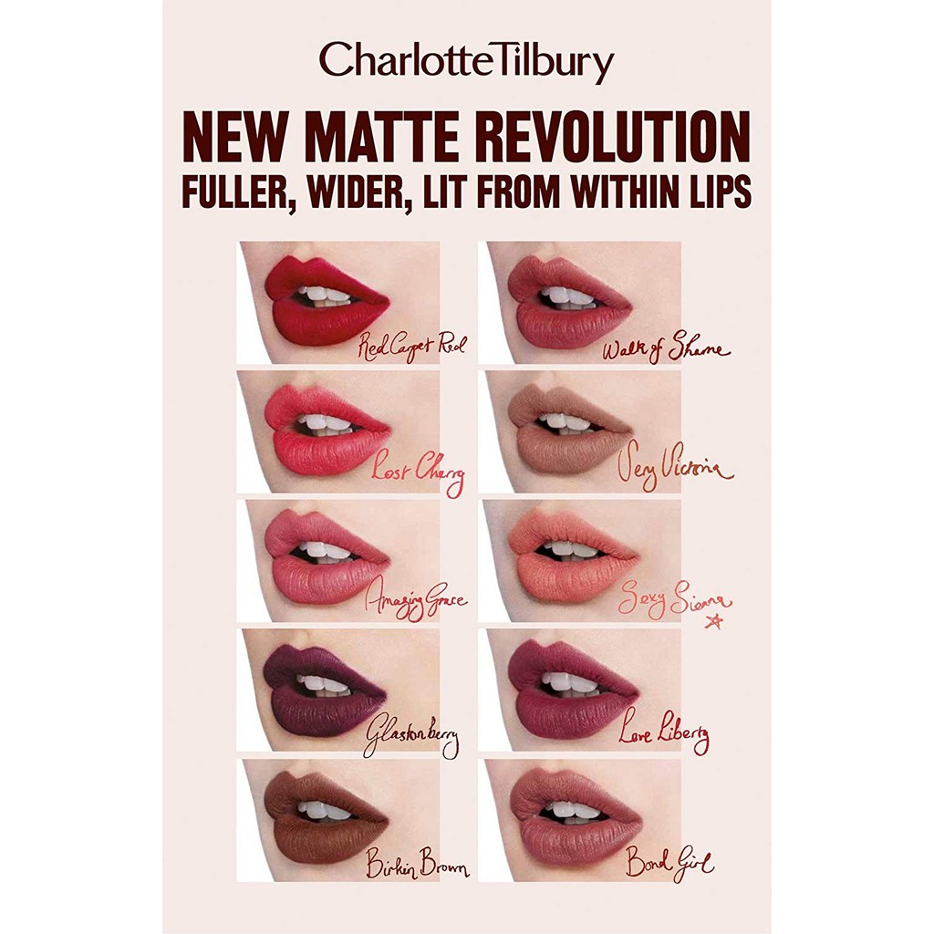 Onhand Charlotte Tilbury Matte Revolution Lipstick Shopee Philippines