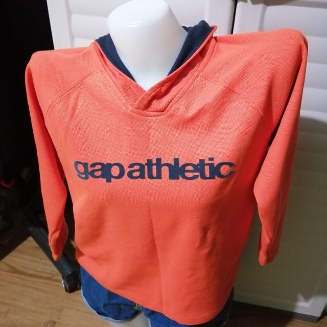 gap orange hoodie