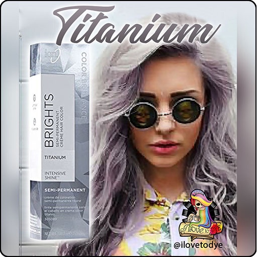 Titanium Ion Color Brilliance Semi Permanent Hair Color - ilovetodye |  Shopee Philippines