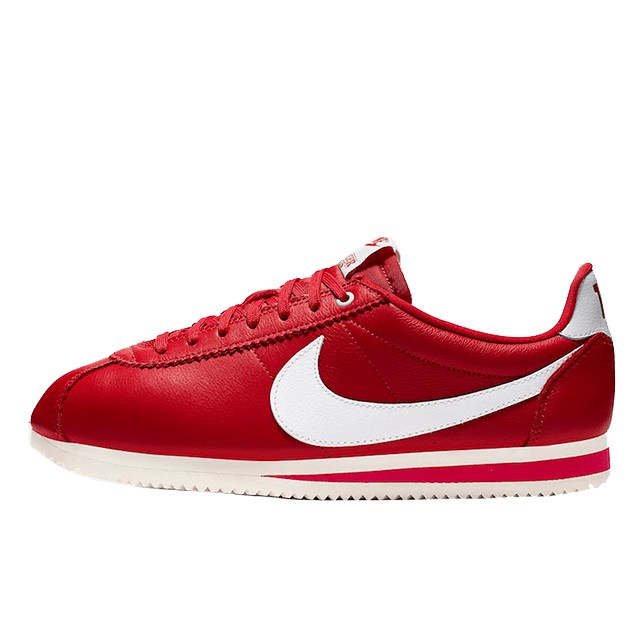 nike cortez white and red womens