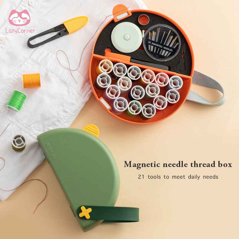 21 Piece Set Sewing Kit for Home Travel Portable DIY Sewing Supplies