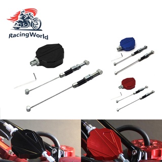 Red ​CNC Stunt Motorcycle Clutch Assist Booster Easy Pull Cable System Dirt Bike 