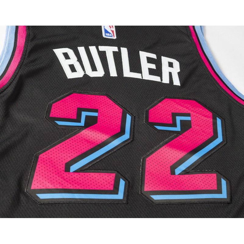 black and pink miami jersey