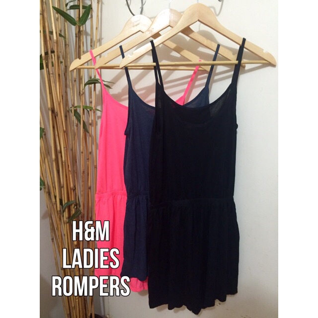 h and m black romper