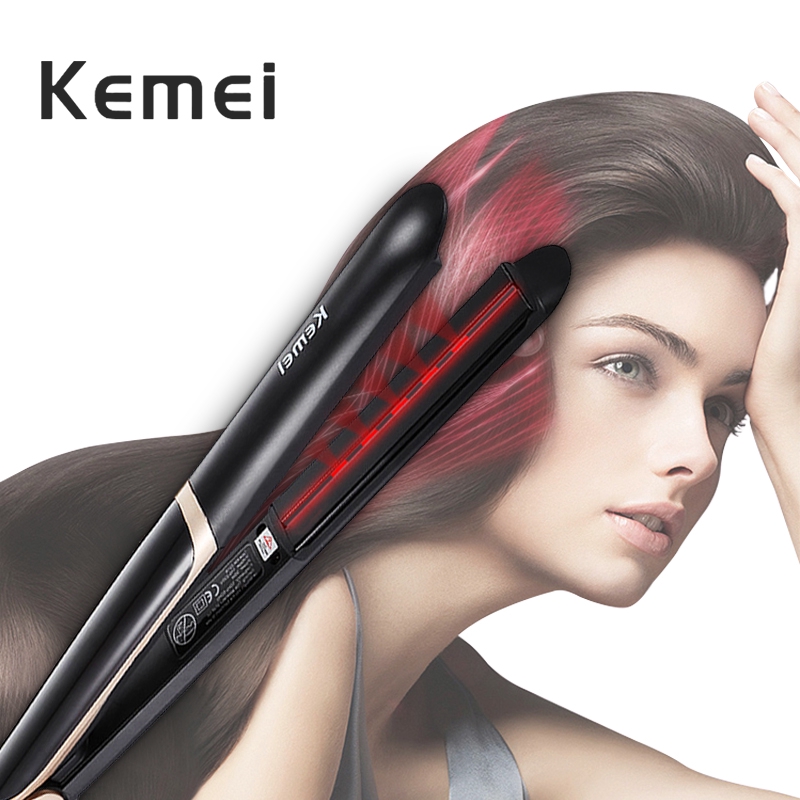 kemei 2 in 1 hair straightener reviews