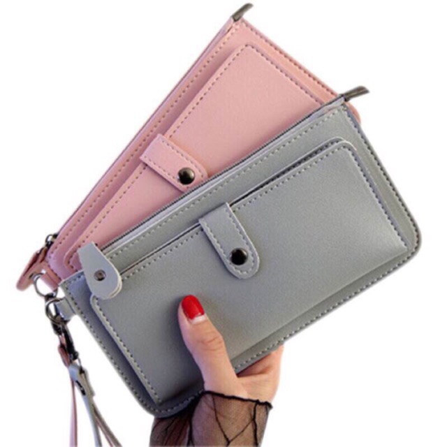 korean fashion long wallet | Shopee Philippines