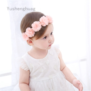 Cute Flower Headband Party Wedding Hair Bands For Child Newborn Toddler Baby Kid
