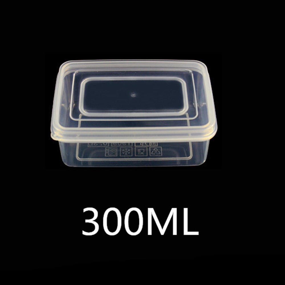 Clear Plastic Quality Containers Tubs with Lids Microwave Food Safe Takeaway 