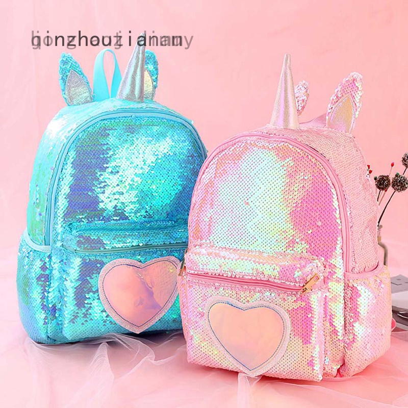 unicorn sequin backpack